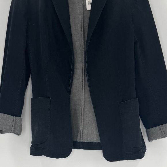 Frank & Eileen Dublin 1991 Wash Blazer Jacket, Grayish Black, Size L, NWT - Picture 7 of 13